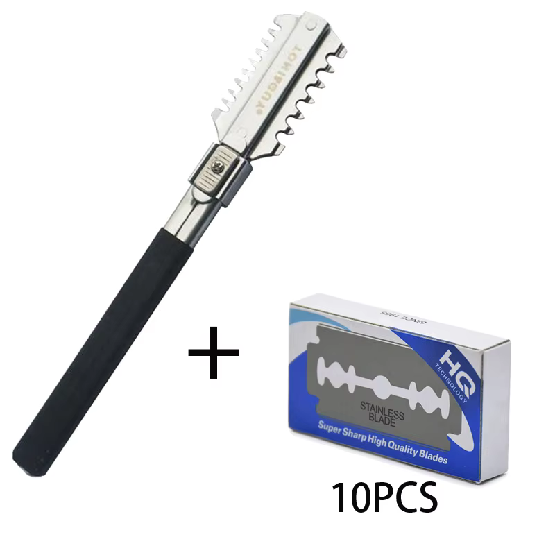 Grooming Men'S Hair - Doppel-Edge Rasieren Haarschnitt Rasiermesser Klingen Manuelle