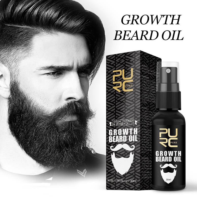 Mens Grooming Treatment - PURC Bartwachstumsöl für Männer, Haarwachstumsprodukte, Verdickungsmittel,