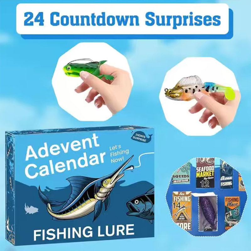 Mens Grooming Advent Calendar - Angelköder, Adventskalender 2025, Adventskalender, Angelgeschenk, 24