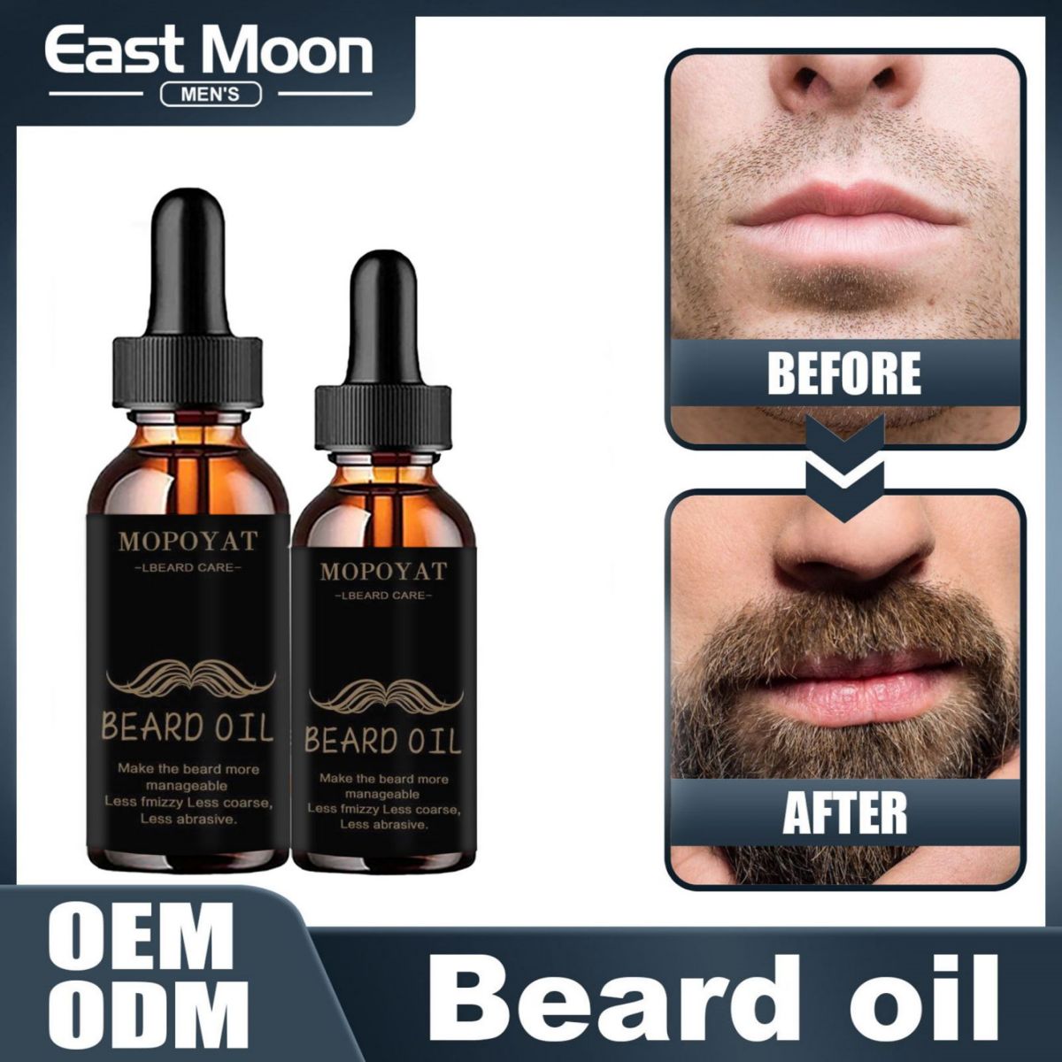 Mens Grooming Treatment - Wachstums-Bartöl, wächst den Bart, dicker und