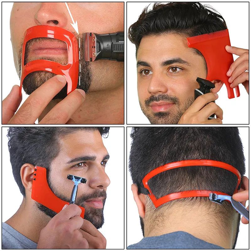 2/4Pcs männer Bart Kämme Haar  – Grooming Men'S Hair Bewertung und Preis