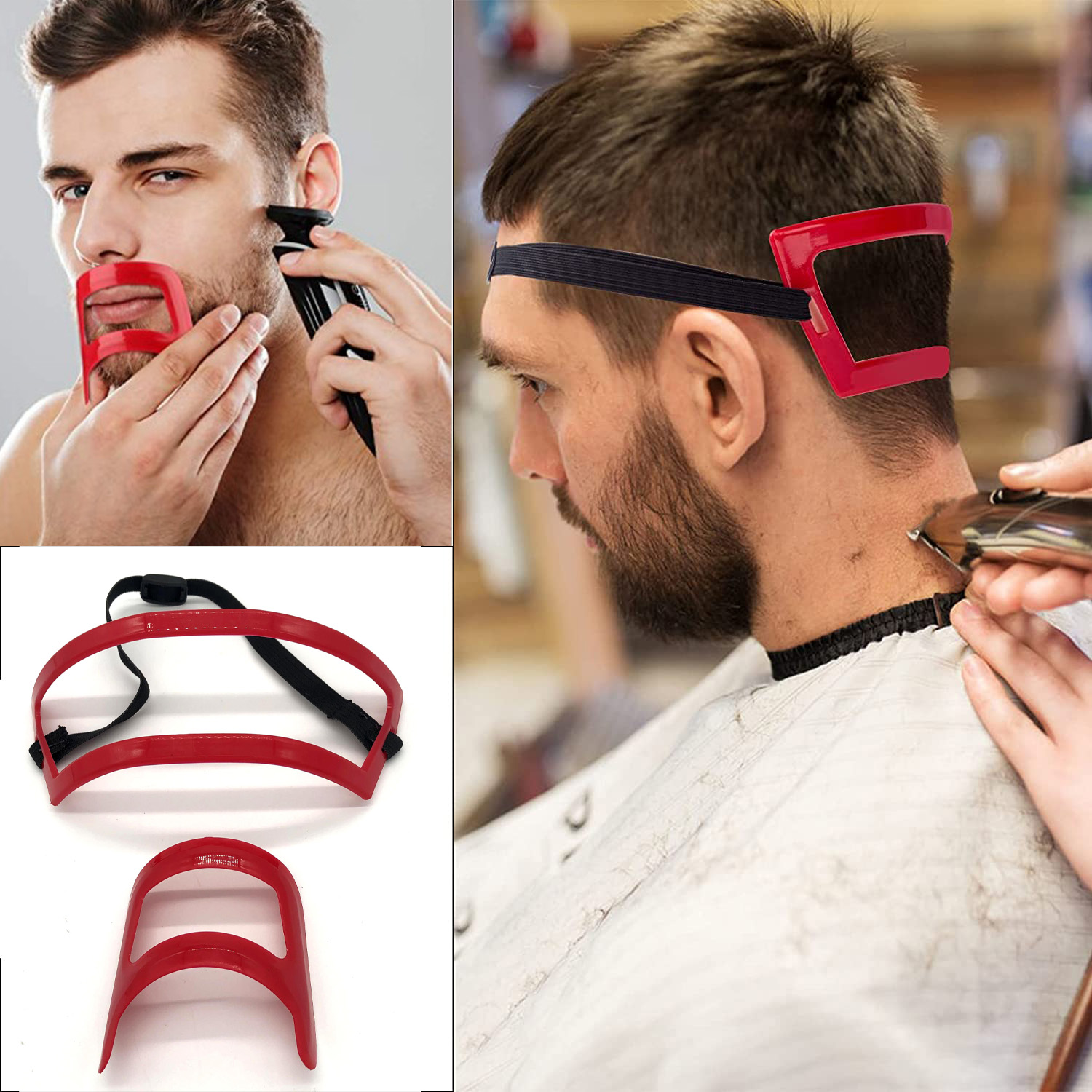 2/4Pcs männer Bart Kämme Haar  – Grooming Men'S Hair Bewertung und Preis
