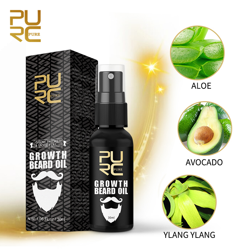 PURC Bartwachstumsöl für Männe – Mens Grooming Treatment Bewertung und Preis