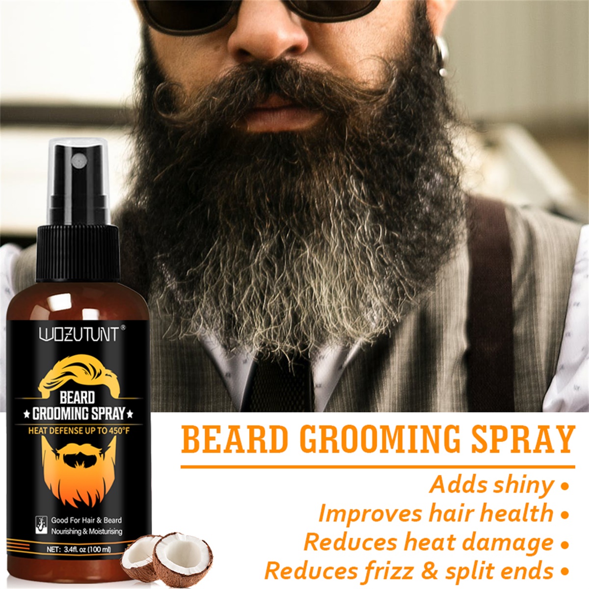 Bartpflege-Spray, Feuchtigkeit – Mens Grooming Treatment Bewertung und Preis