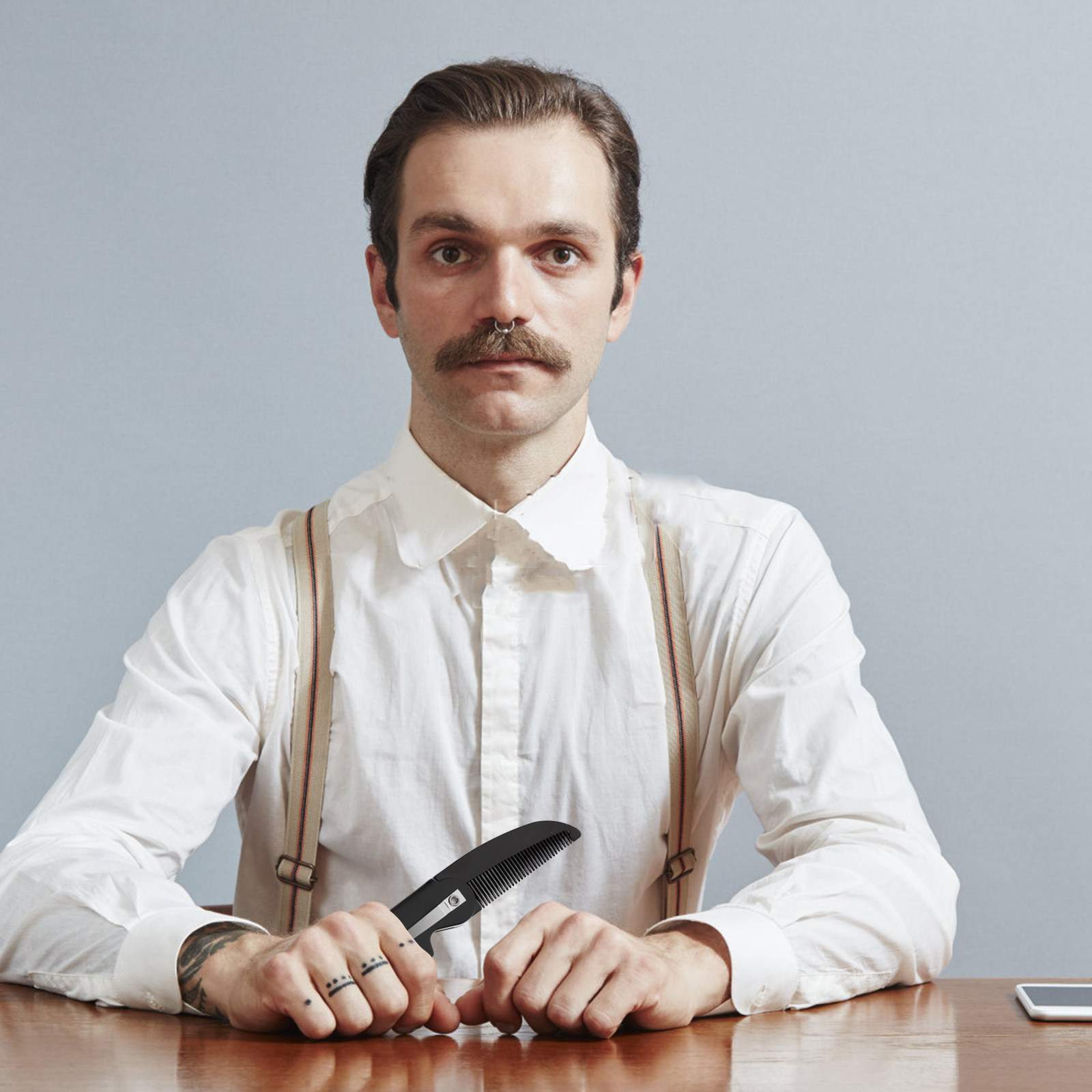 4 Stück Bartkamm, Faltbare Tas – Grooming Men'S Hair Bewertung und Preis