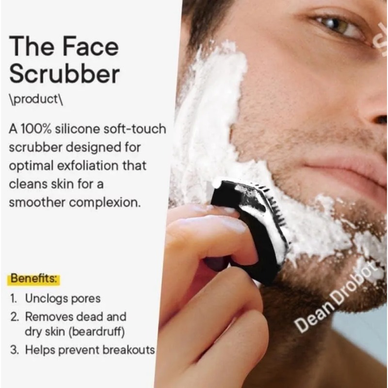 1 Silikon-Gesichtsreinigungsbü – Grooming Men'S Hair Bewertung und Preis