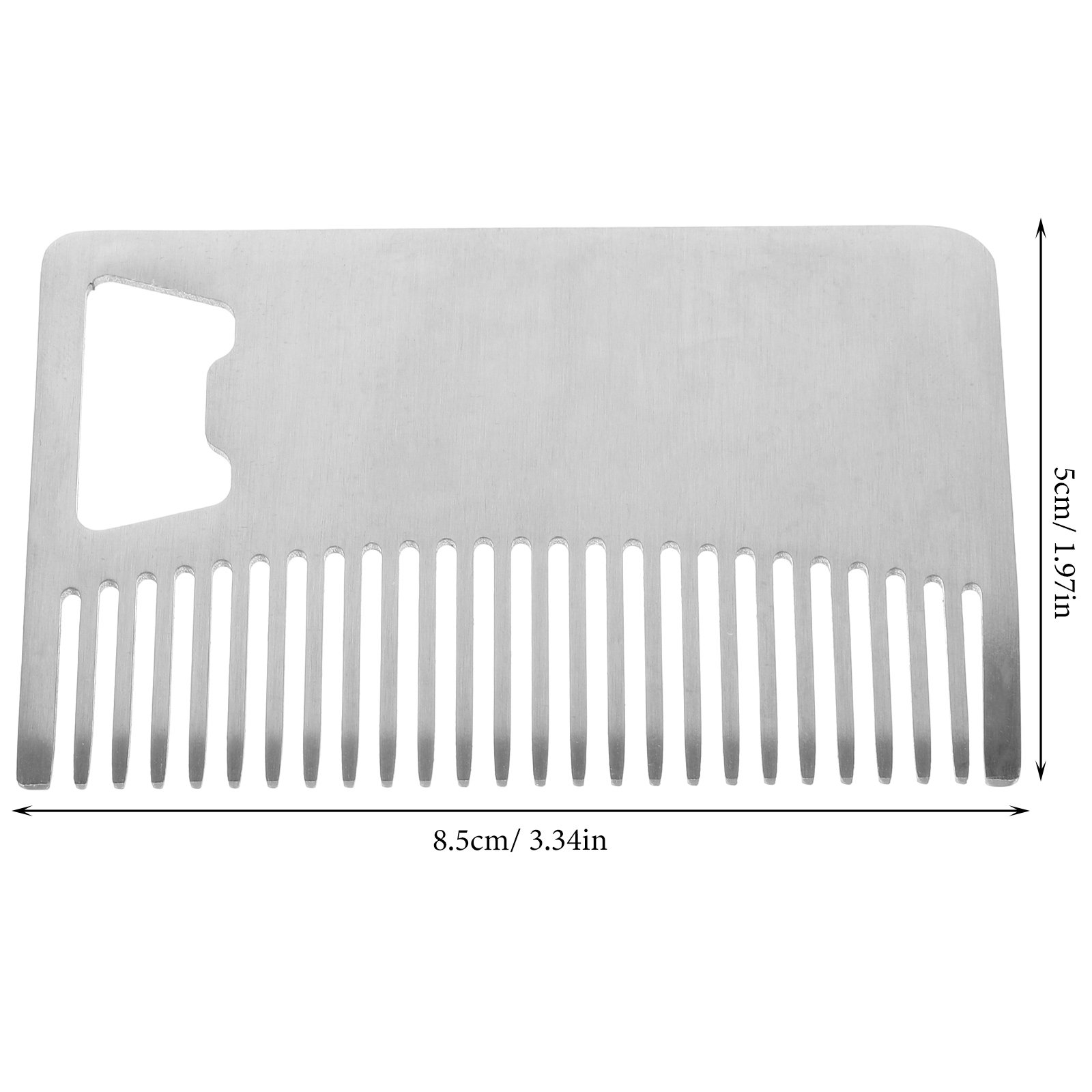 Edelstahl-Bartkamm in Kreditka – Grooming Men'S Hair Bewertung und Preis